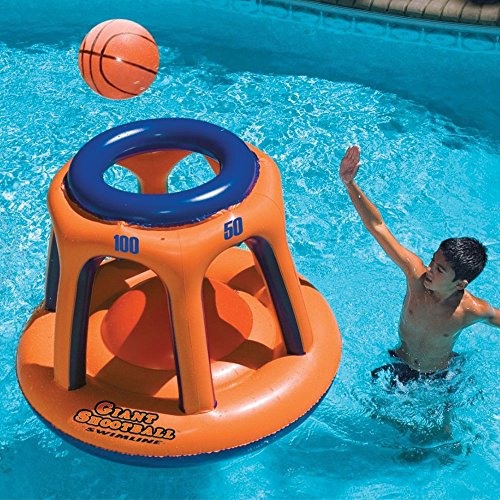 Product Cover Swimline Giant Shootball Basketball Swimming Pool Game Toy