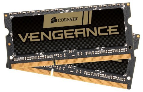 Product Cover CORSAIR Vengeance 16GB (2x8GB) 204-Pin DDR3 SO-DIMM DDR3 1600 (PC3 12800) Laptop Memory Model CMSX16GX3M2A1600C10