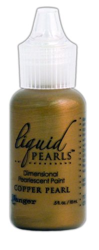 Product Cover Ranger LPL-28109 Liquid Pearls Glue Paint, Copper, 0.5-Ounce