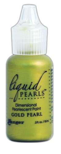 Product Cover Ranger LPL-28130 Liquid Pearls Glue Paint, Gold, 0.5-Ounce