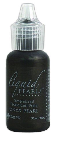 Product Cover Ranger LPL-28239 Liquid Pearls Glue Paint, Onyx, 0.5-Ounce