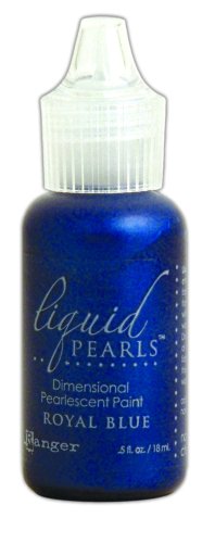 Product Cover Ranger LPL-33974 Liquid Pearls Glue Paint, Royal Blue, 0.5-Ounce