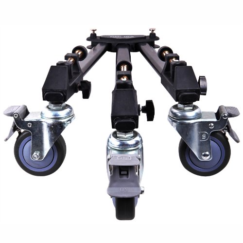 Product Cover Dolica LT-D100 Professional Lightweight and Heavy Duty Tripod Dolly with Adjustable Leg Mounts