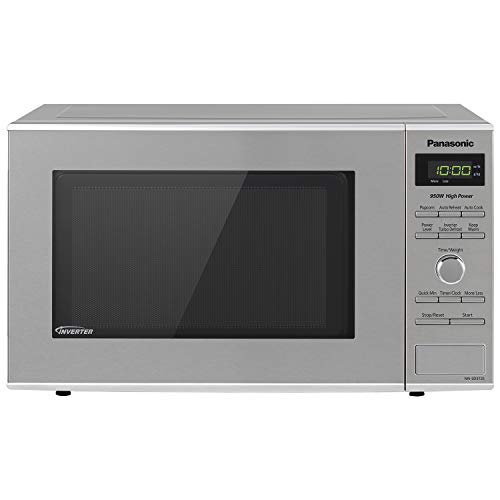 Product Cover Panasonic Microwave Oven NN-SD372S Stainless Steel Countertop/Built-In with Inverter Technology and Genius Sensor, 0.8 Cu. Ft, 950W