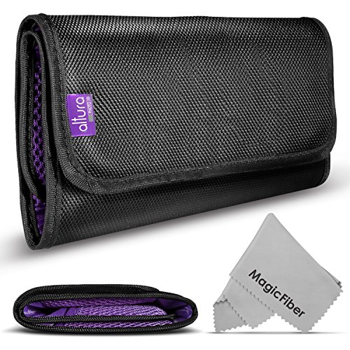 Product Cover 6 Pocket Filter Wallet Case for Round or Square Filters + Premium MagicFiber Microfiber Cleaning Cloth