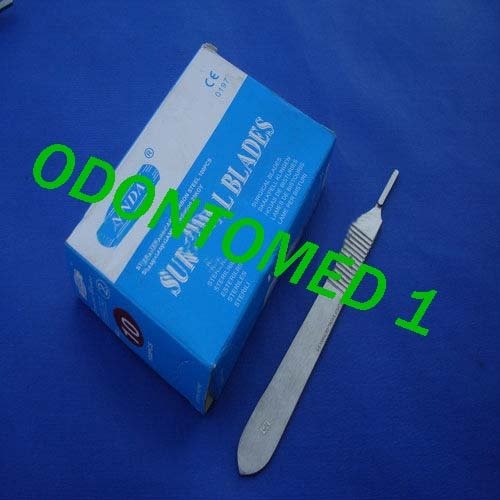 Product Cover 100 Scalpel Blades # 11 with Free Handle