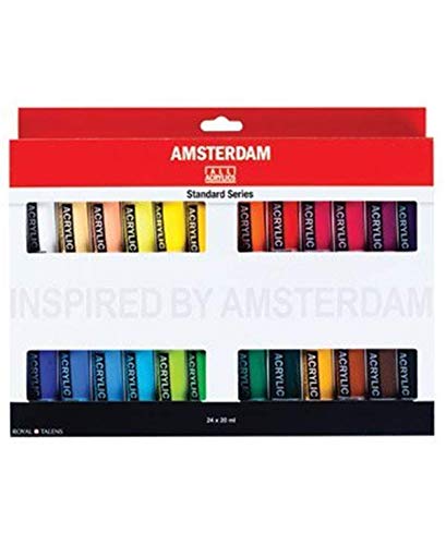 Product Cover Royal Talens Amsterdam Acrylic Standard Tubes, 20ml-Tubes, Set of 24 (100516105)