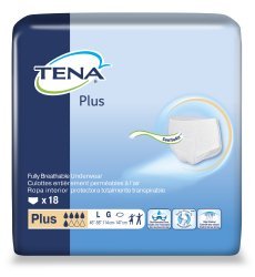 Product Cover TENA Protective Underwear, Plus Absorbency, Tena Prtv Undrwr Pl Lg, (1 CASE, 72 EACH)