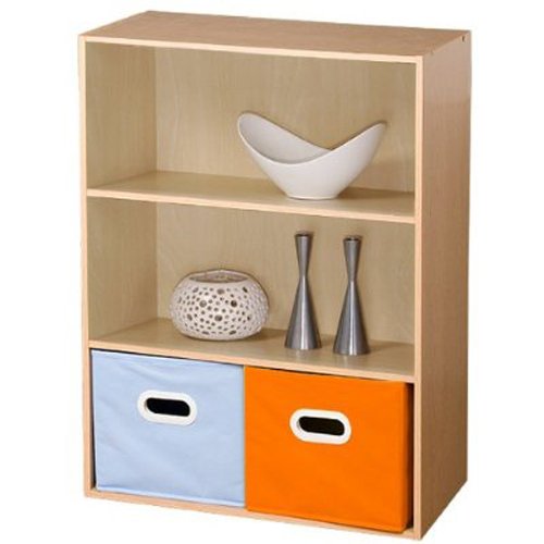 Product Cover Furinno 11208SBE Pasir 3 Tier Open Shelf, Steam Beech