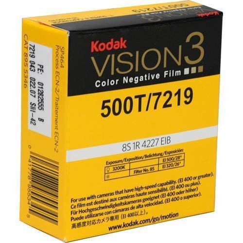 Product Cover KODAK VISION3 500T/7219 Color Negative Film, SP464 Super 8 Cartridge, 50' Roll