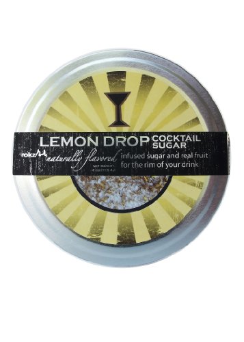 Product Cover Rokz Design Group Infused Cocktail Sugar, Lemon Drop, 4 Ounce