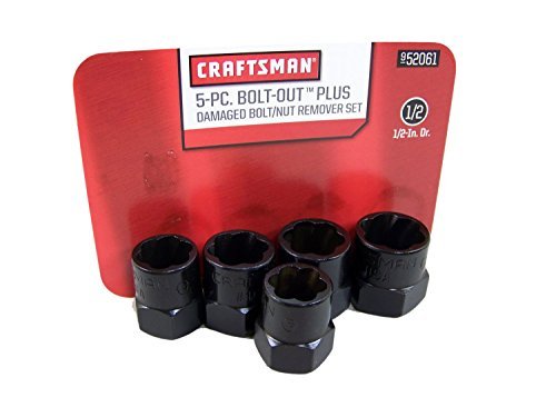 Product Cover Craftsman Bolt-out 5 Piece Damaged Bolt/Nut Remover Set by Craftsman