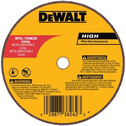 Product Cover DEWALT DWA4510 Metal Grinding Wheel, 4-Inch x 1/8-Inch x 5/8-Inch