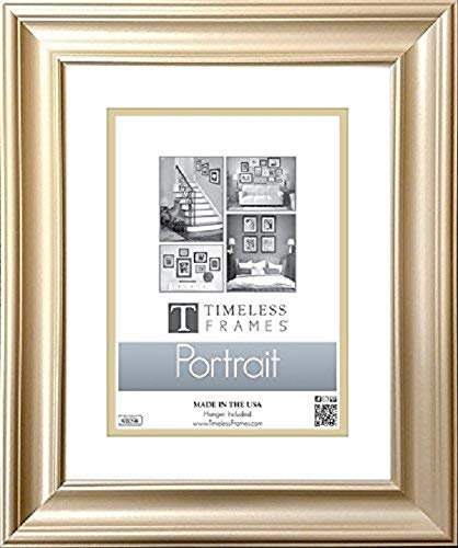 Product Cover Timeless Frames Lauren Portrait Wall Photo Frame, 11 by 14-Inch, Gold