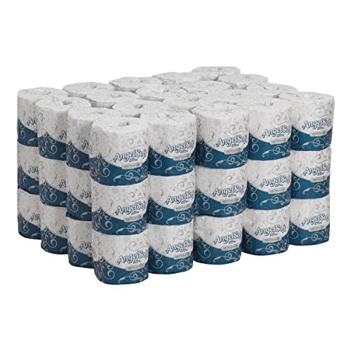 Product Cover Angel Soft Ultra Professional Series 2-Ply Embossed Toilet Paper, by GP PRO (Georgia-Pacific), 16560, 400 sheets per roll, 60 rolls per case