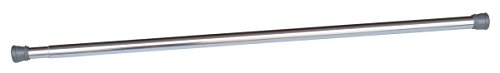 Product Cover Design House 561019 Adjustable Shower Rod, Steel Construction, Polished Chrome, 36