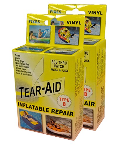 Product Cover Tear-Aid Vinyl Inflatable Repair Kit, Yellow Box Type B