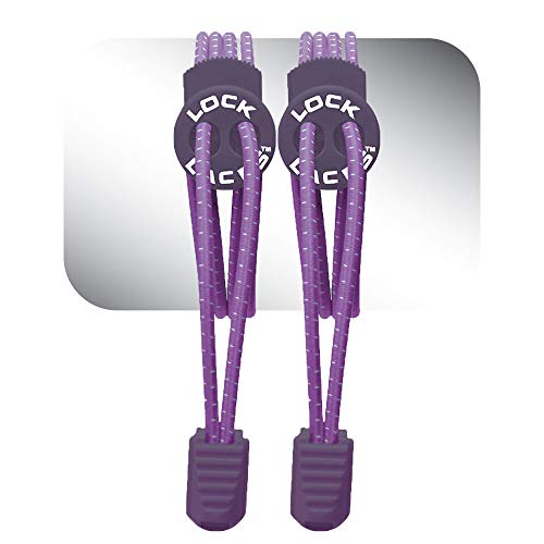 Product Cover LOCK LACES (Elastic No Tie Shoelaces) (Purple, 48-Inch)