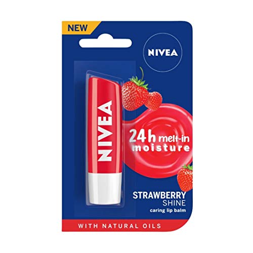 Product Cover NIVEA Lip Balm, Fruity Strawberry Shine, 4.8g