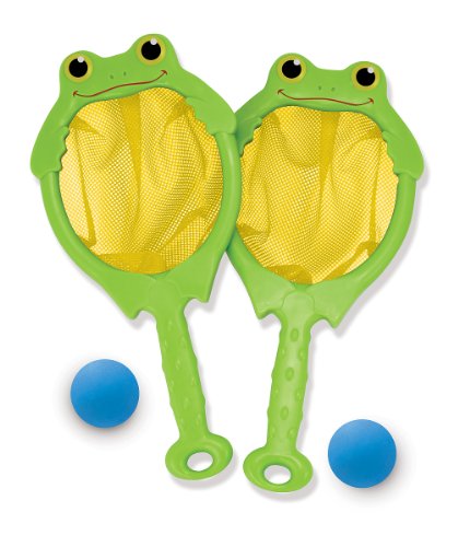 Product Cover Melissa & Doug Sunny Patch Froggy Toss and Catch Net Game with 2 Balls