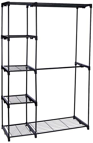 Product Cover Whitmor 6779-4114-BLK Double Rod Closet, Black