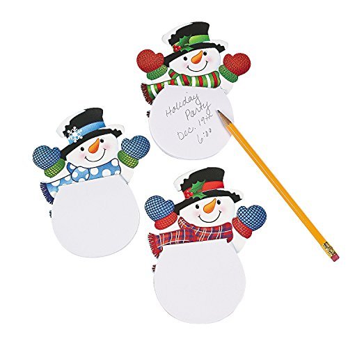 Product Cover Waving Snowman Notepads (24 Pack) Paper. 4