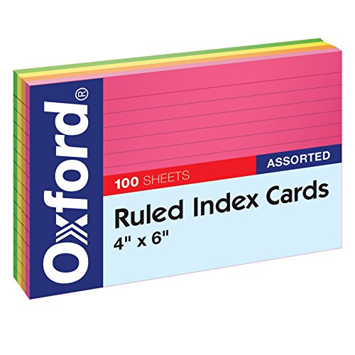 Product Cover Oxford Neon Index Cards, 4
