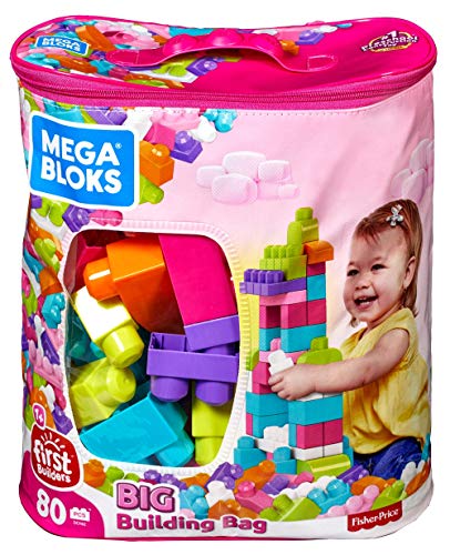 Product Cover Mega Bloks 80 pc Big Building Bag (Pink)