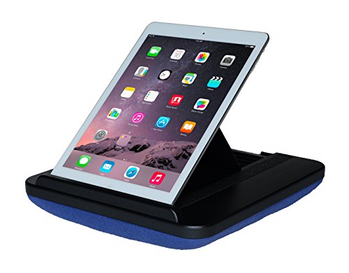 Product Cover Prop 'n Go Slim - iPad Pillow with Adjustable Angle Control for iPad Air, iPad Mini, iPad Pro, iPhone, Tablets, eReaders, and More (Blue)
