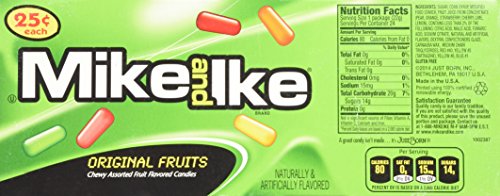 Product Cover Mike and Ike Original Fruits (1 Box of 24 - .78oz Individual Packs)