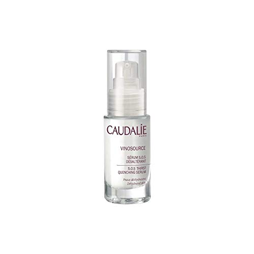 Product Cover CAUDALIE VinoSource S.O.S. Thirst-Quenching Serum. Lightweight Oil-free Morning & Night Face Serum to Moisturize Dry or Sensitive Skin. Non-Comedogenic (1 Ounce / 30 Milliliters)