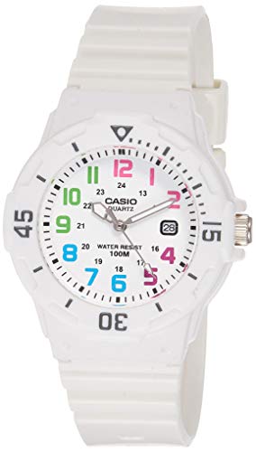 Product Cover Casio LRW200H-7B Women's Dive Surf Series Sports White Dial White Strap Date Watch
