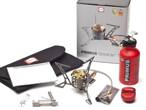 Product Cover Primus OmniLite TI with . 35L fuel bottle, Heat reflector and windscreen P-321987