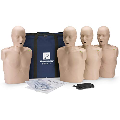 Product Cover Prestan Professional Adult Medium Skin CPR-AED Training Manikin 4-Pack (with CPR Monitor) by Prestan Products