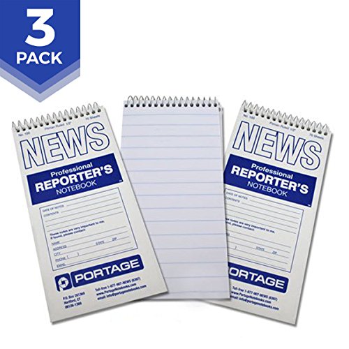Product Cover Portage Reporter's Notebook - #100 Pitman Wide Ruled 4