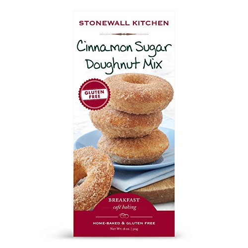 Product Cover Stonewall Kitchen Gluten Free Cinnamon Sugar Doughnut Mix, 18 Ounce Box