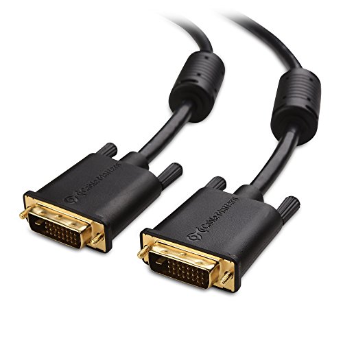 Product Cover Cable Matters DVI to DVI Cable with Ferrites (DVI Dual Link Cable/DVI D Cable) 10 Feet