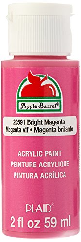 Product Cover Apple Barrel Acrylic Paint in Assorted Colors (2 oz), 20591, Bright Magenta