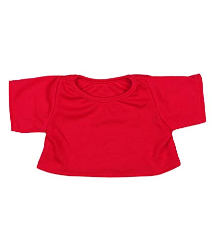 Product Cover Red T-Shirt Outfit Teddy Bear Clothes Fit 14