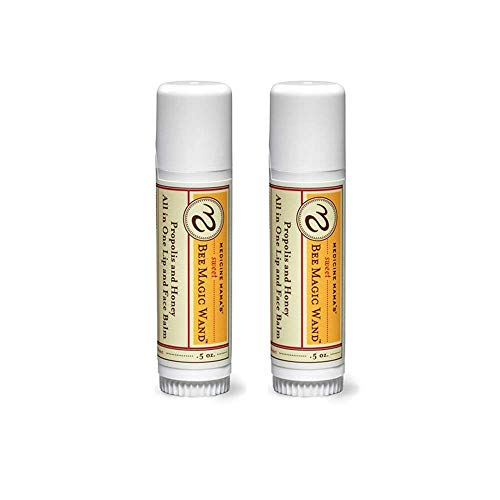 Product Cover Medicine Mama's Sweet Bee Magic Organic Lip Balm, Chapstick, & Face Balm, 0.65 oz, 2Count