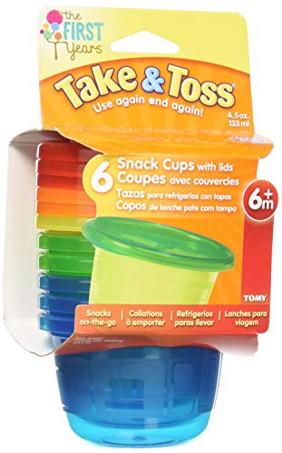 Product Cover The First Years Take & Toss Snack Cups - 4.5 Ounce, 6 Pack