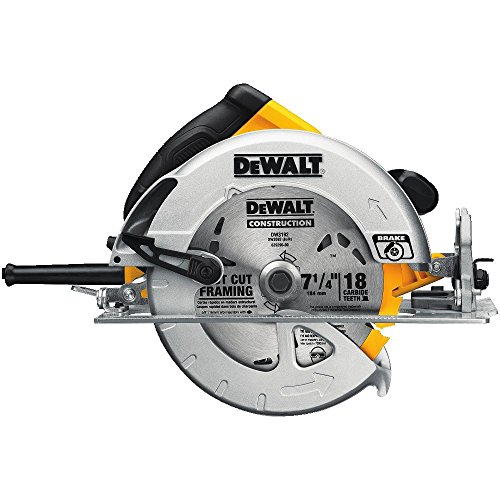 Product Cover DEWALT  7-1/4-Inch Circular Saw with Electric Brake, 15-Amp (DWE575SB)