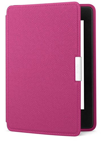 Product Cover Amazon Kindle Paperwhite Leather Case, Ink Fuchsia - fits all Paperwhite generations prior to 2018  (Will not fit All-new Paperwhite 10th generation)