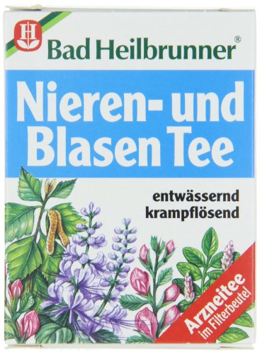 Product Cover Bad Heilbrunner Nieren und Blasen Tea / kidney and bladder tea(4 Packs each 8 Teabags) - fresh from Germany