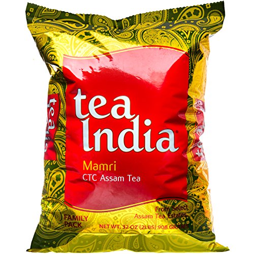 Product Cover Tea India Premium CTC Assam Loose Black Tea, 2lbs. Packaging May Vary.