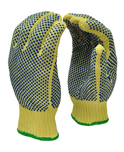 Product Cover G & F 1670L Cut Resistant Work Gloves, 100% Kevlar Knit Work Gloves, Make by DuPont Kevlar, Protective Gloves to Secure Your Hands From Scrapes, Cuts In Kitchen, Wood Carving, Carpentry & DEA