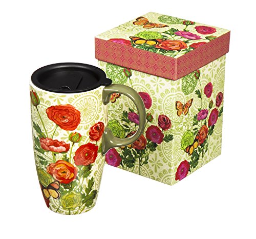 Product Cover Botanica 17 oz. Boxed Ceramic Latte Travel Cup