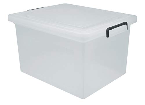 Product Cover IRIS Letter and Legal Size File Box with Buckle, Clear