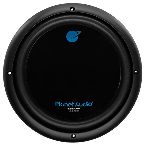 Product Cover Planet Audio AC10D 10 Inch Car Subwoofer - 1500 Watts Maximum Power, Dual 4 Ohm Voice Coil, Sold Individually