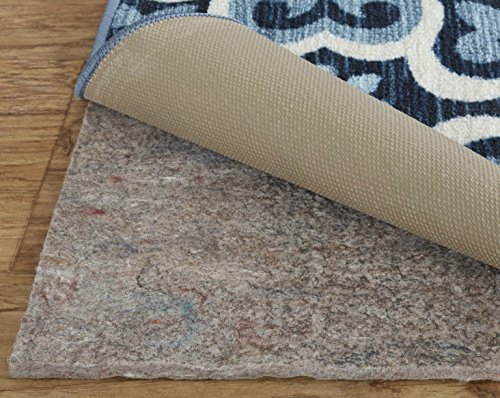 Product Cover Mohawk Home Dual Surface Felt and Latex Non Slip Rug Pad, 8'x10', 1/4 Inch Thick, Safe for Hardwood Floors and All Surfaces